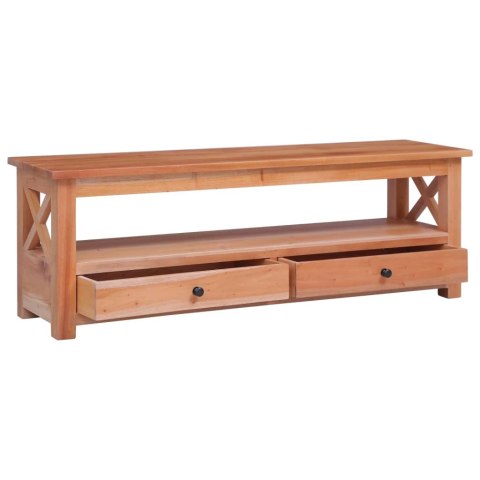Szafka pod TV, 115x30x40 cm, lite drewno mahoniowe