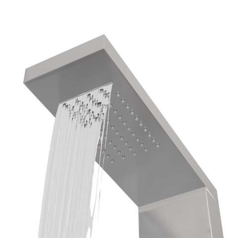 Panel prysznicowy ze stali nierdzewnej, kwadratowy