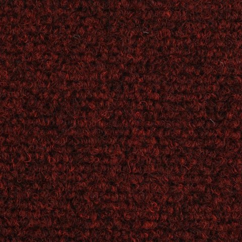 Samoprzylepne nakładki na schody, 15 szt., 65x21x4 cm, czerwone