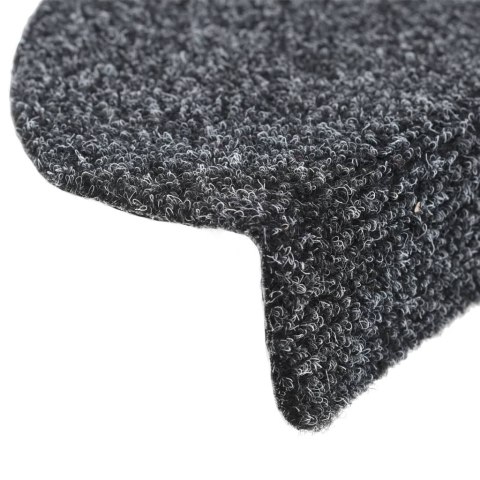 Samoprzylepne nakładki na schody, 10 szt., szare, 56x17x3 cm