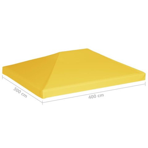 Zadaszenie altany ogrodowej, 270 g/m², 4x3 m, żółte