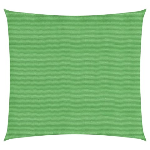 Żagiel przeciwsłoneczny, 160 g/m², jasnozielony, 3,6x3,6m, HDPE