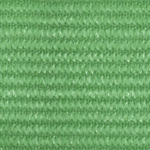 Żagiel przeciwsłoneczny, 160 g/m², jasnozielony, 3,6x3,6m, HDPE