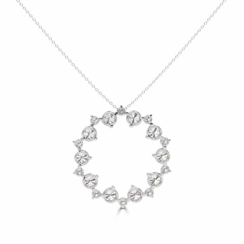 Złoty naszyjnik NBD6263 - Diament