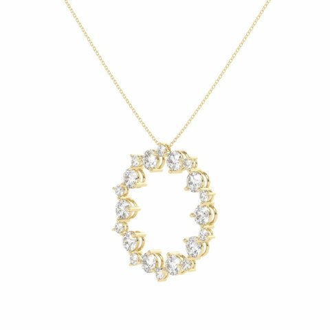 Złoty naszyjnik NZD6263 - Diament