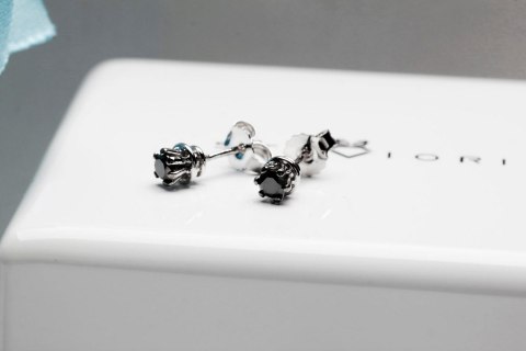 Złote kolczyki KBD5300B - Diament