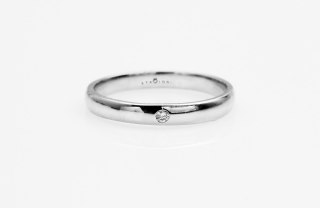 Złota obrączka PBD4790 - Diament