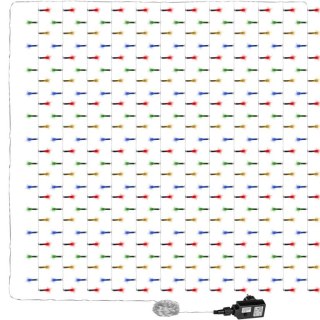 Świąteczna kurtyna świetlna - 3x6m, 600 LED, kolorowa