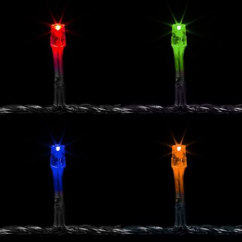 Świąteczna kurtyna świetlna - 3x6m, 600 LED, kolorowa