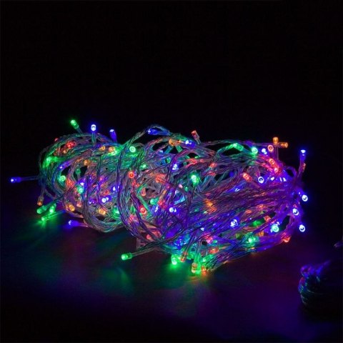 Świąteczne LED oświetlenie - 40 m, 400 LED, kolorowe, pilot