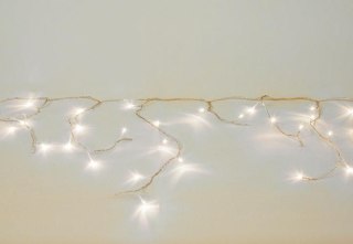Świąteczny świetlny deszcz - 7,8 m, 400 LED, ciepła biel