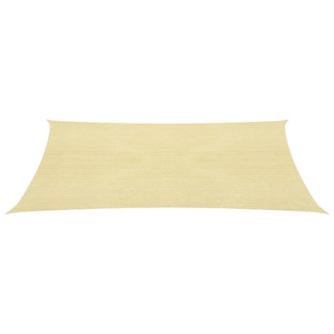 Żagiel przeciwsłoneczny, 160 g/m², beżowy, 3x4,5 m, HDPE