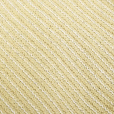 Żagiel przeciwsłoneczny, 160 g/m², beżowy, 3x4,5 m, HDPE