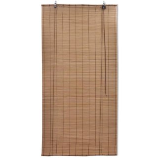 Bambusowe rolety, 2 szt., 120 x 220 cm, brązowe