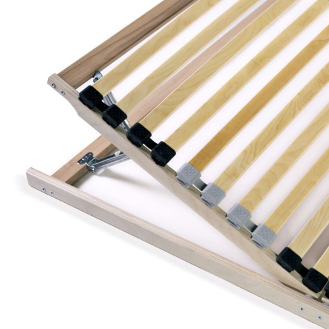 Stelaże do łóżek, 2 szt., 28 listew, 7 stref, 80 x 200 cm