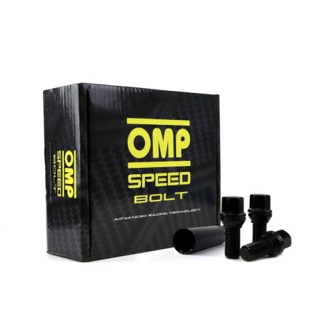 Zestaw śrub OMP OMPS09791201 Czarny M12 x 1,50 33 mm (20 Sztuk)