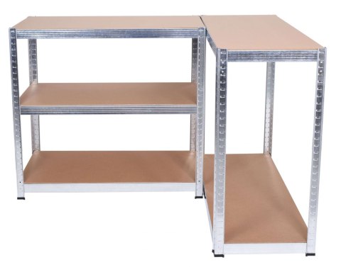 Regał magazynowy 5 poziomów 150x75x30 nośność 625 kg