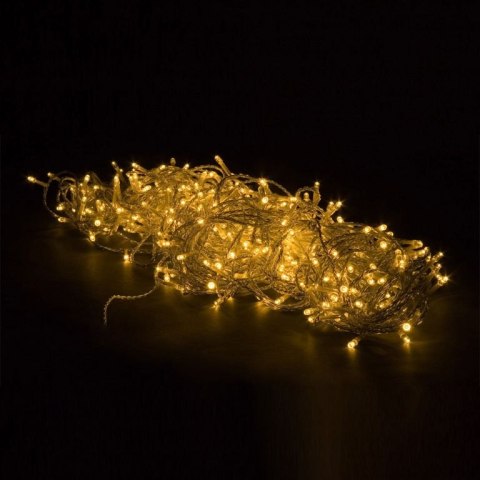 Świąteczne LED oświetlenie - 40m, 400LED, biała ciepła,pilot