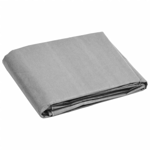 Plandeka, 180 g/m², 4x5 m, szara, HDPE