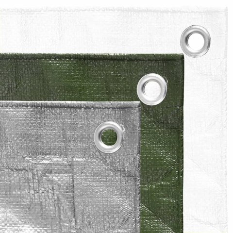 Plandeka, 180 g/m², 4x5 m, szara, HDPE