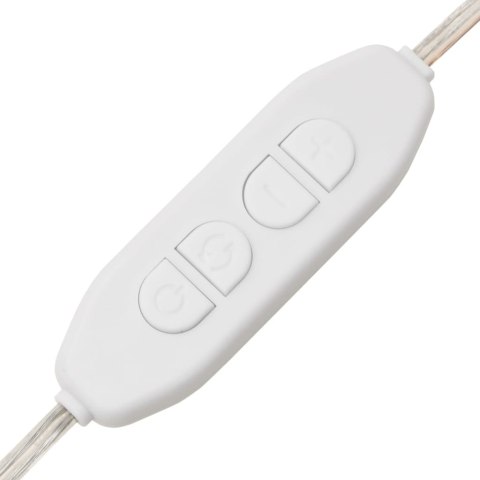 Toaletka z LED, miodowy brąz, lite drewno sosnowe