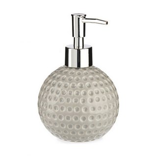 Dozownik mydła Berilo Golf Szary Metal Ceramika 300 ml (12 Sztuk)