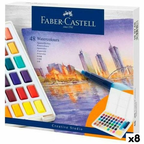 Zestaw Farb Akwarelowych Faber-Castell Creative Studio (8 Sztuk)