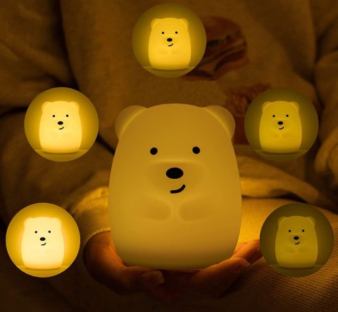 Nocna lampka led MISIEK