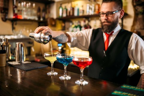 Zestaw barmański shaker do drinków BRADFORD 10 elementów
