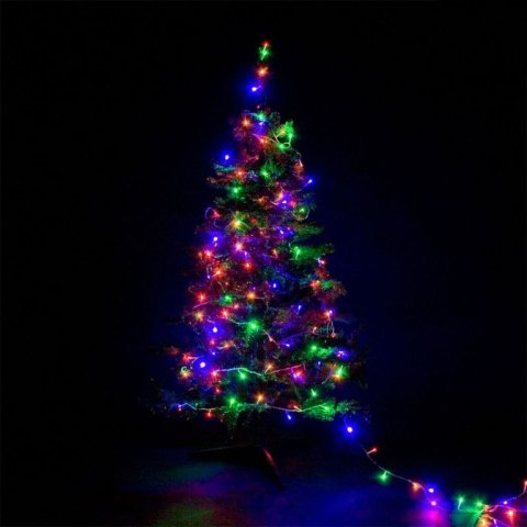 Świąteczne LED oświetlenie - 10 m, 100 LED, kolorowe, pilot