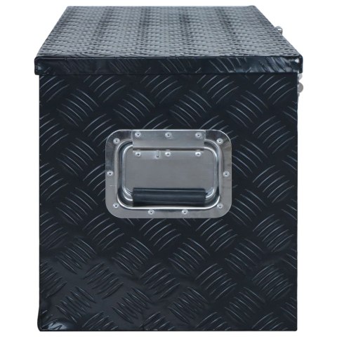 Aluminiowa skrzynia, 1085 x 370 x 400 mm, czarna
