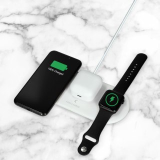Bezprzewodowa Ładowarka KSIX Apple-compatible Biały