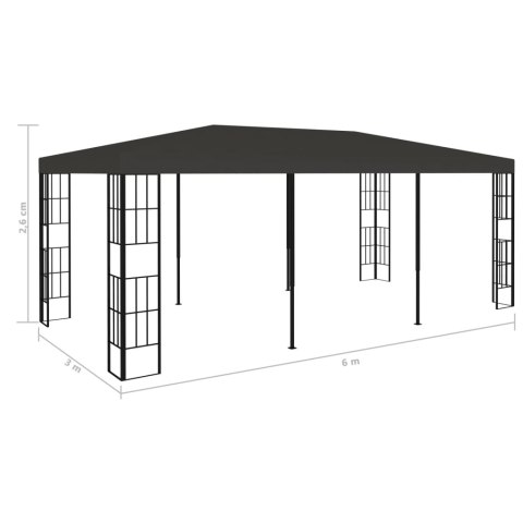 Altana, 3 x 6 m, antracytowa