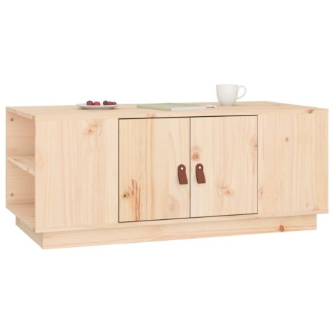 Stolik kawowy, 100x50x41 cm, lite drewno sosnowe