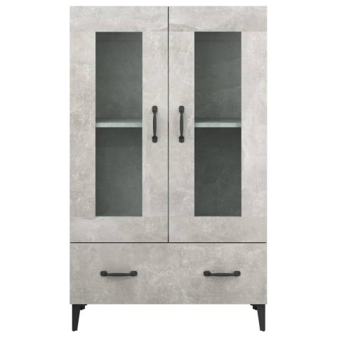 Szafka, szarość betonu, 70x31x115 cm, materiał drewnopochodny