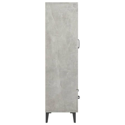 Szafka, szarość betonu, 70x31x115 cm, materiał drewnopochodny