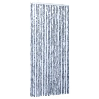 Zasłona przeciwko owadom, srebrna, 100x220 cm, szenil