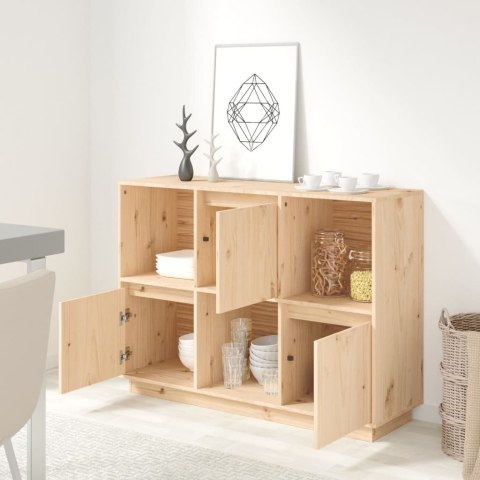 Szafka, 110,5x35x80 cm, lite drewno sosnowe