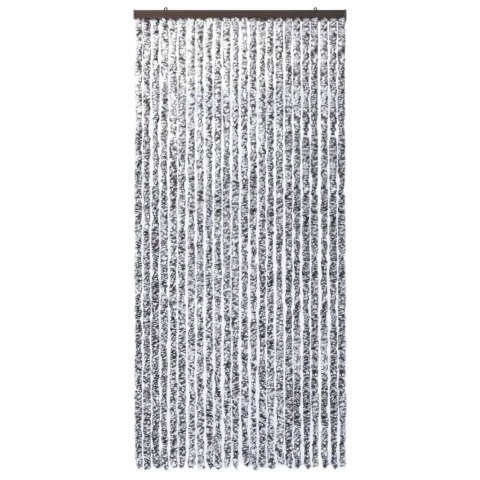 Zasłona przeciwko owadom, brąz i beż, 100x220 cm, szenil