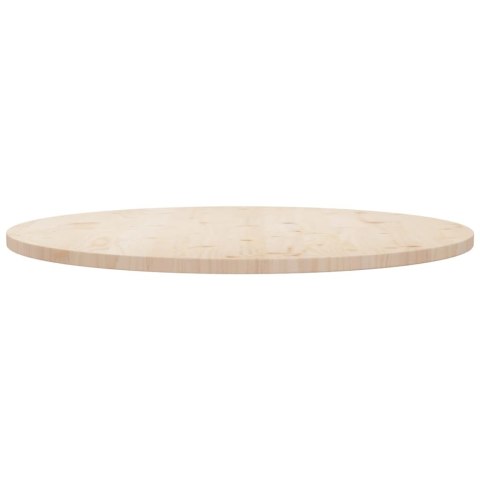 Blat stołu, Ø90x2,5 cm, lite drewno sosnowe