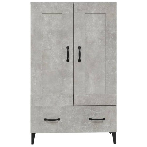 Szafka, szarość betonu, 70x31x115 cm, materiał drewnopochodny