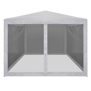 Namiot imprezowy z 4 siatkowymi ściankami, 4x3 m