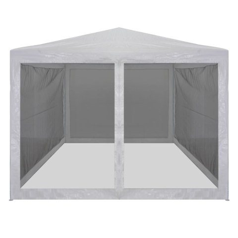 Namiot imprezowy z 4 siatkowymi ściankami, 4x3 m