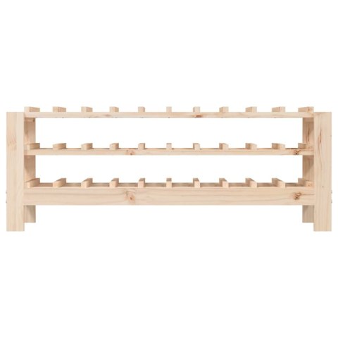 Stojak na wino, 109,5x30x42 cm, lite drewno sosnowe
