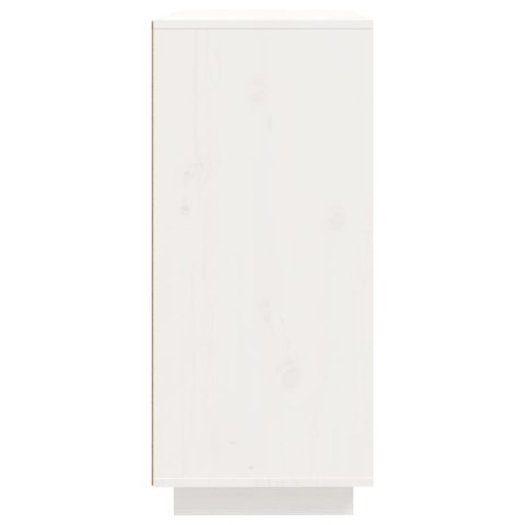 Szafka, biała, 60x35x80 cm, lite drewno sosnowe