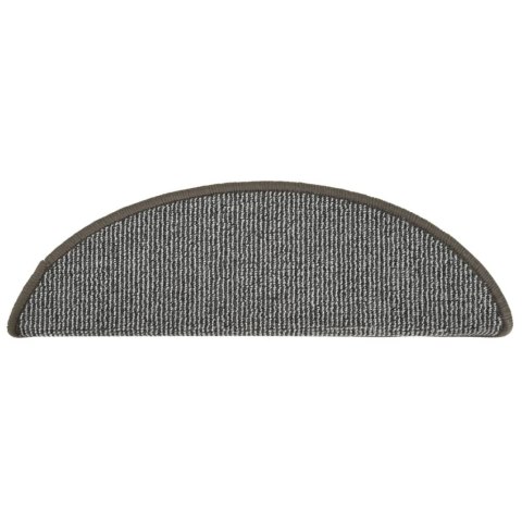Nakładki na schody, 15 szt., szare, 56 x 17 x 3 cm
