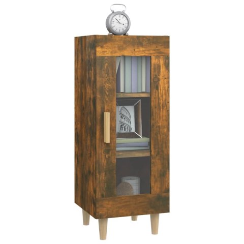 Szafka, przydymiony dąb, 34,5x34x90 cm, materiał drewnopochodny