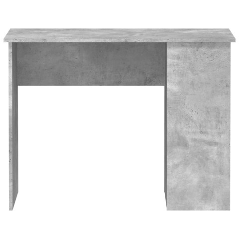 Biurko, szarość betonu, 100x55x75 cm, materiał drewnopochodny