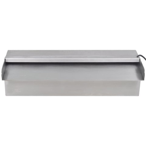 Fontanna/wodospad do basenu, 30 cm, z oświetleniem LED