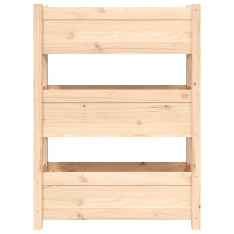 Donica, 77x25x104,5 cm, lite drewno sosnowe
